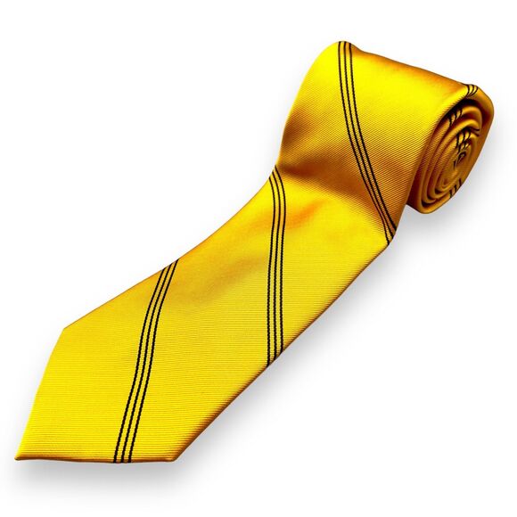 Jos. A. Bank Mens Vintage Silk Dress Tie Classic Navy Stripe Rep 60"‎ 3.25" - Picture 1 of 10